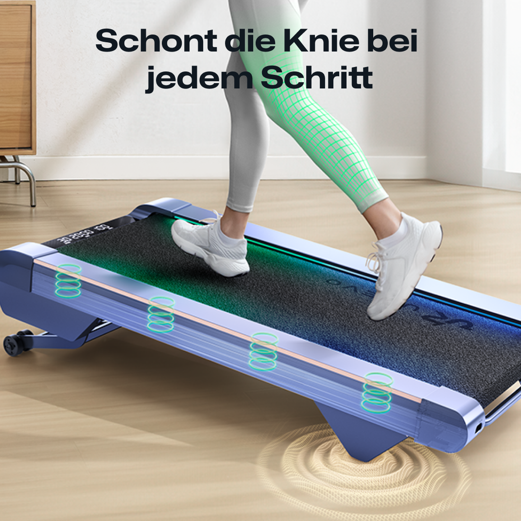 Das UREVO CyberPad für das Heimlaufband schützt Ihre Knie bei jedem Schritt und bietet gepolsterte Unterstützung.